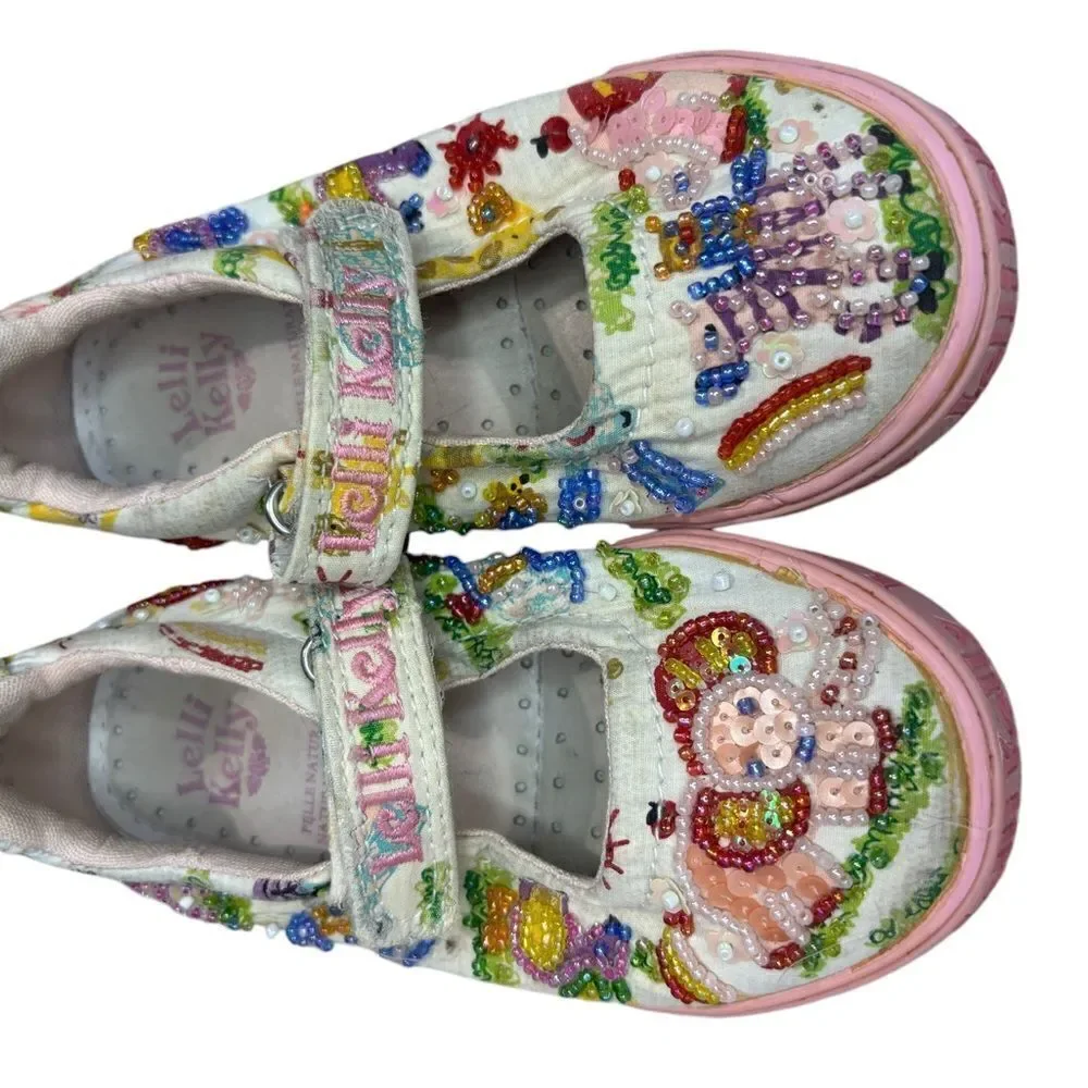 Lelli Kelly Zoo Collection Mary Jane shoes size 26